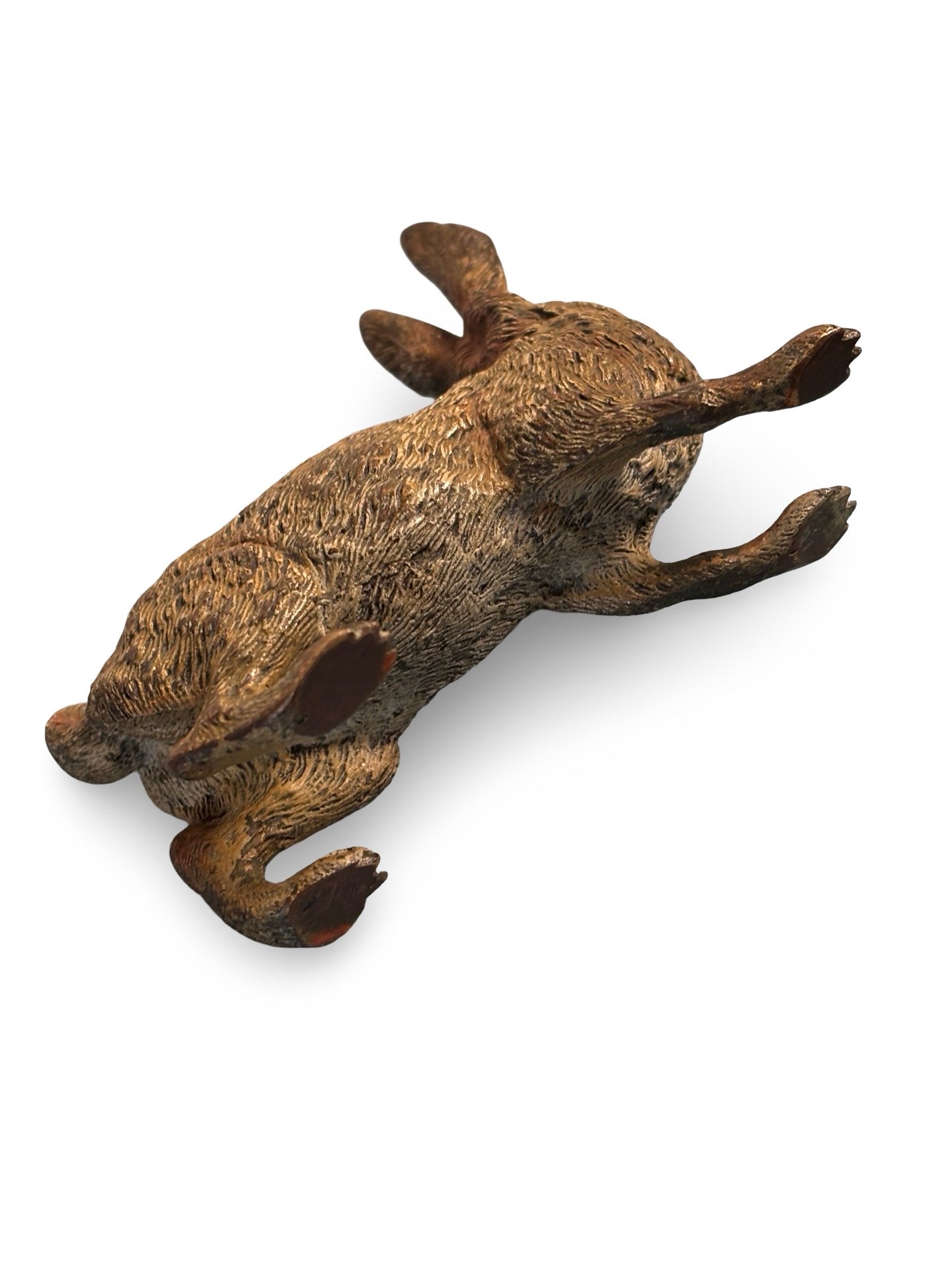 Vienna Bronze Cold Painted Hare. Circa. 1900