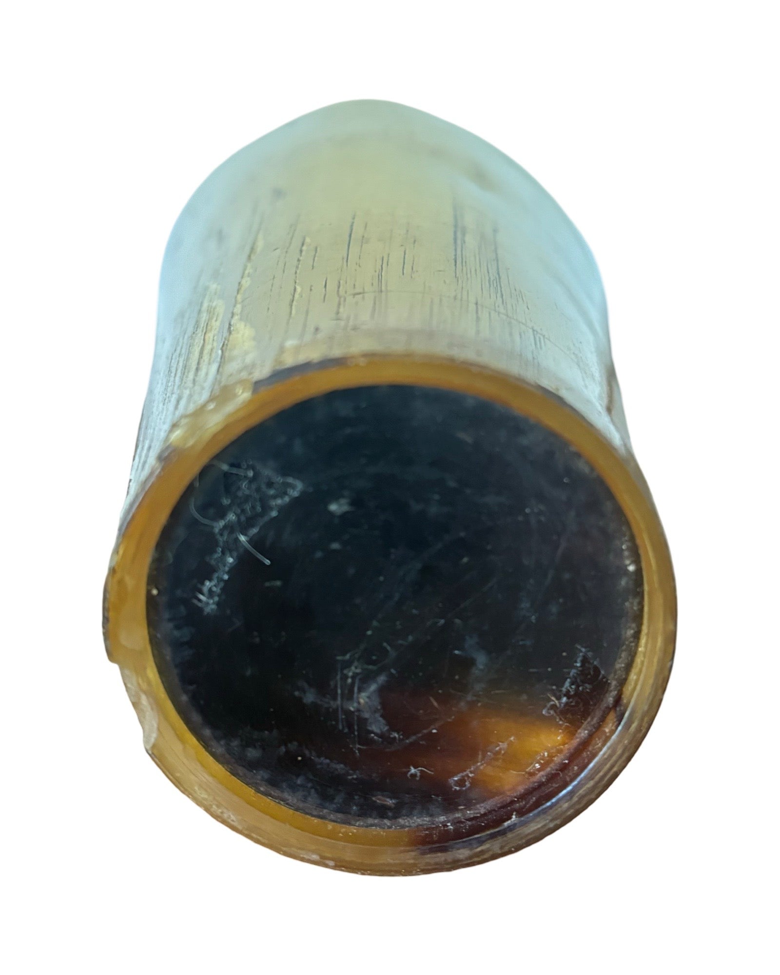 Scrimshaw Cow Horn beaker