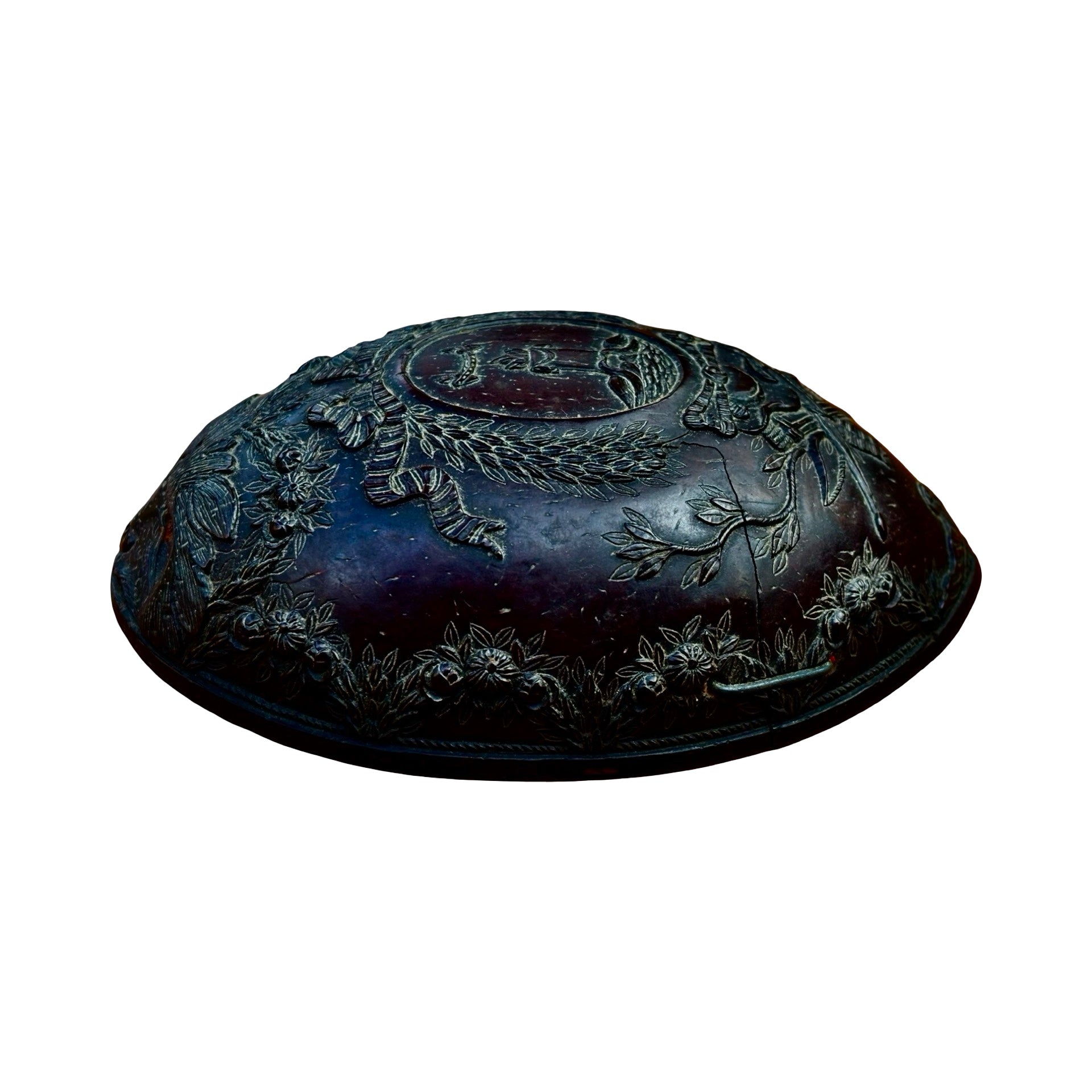 18th Century Sailor Carved Coconut Shell Bugbear