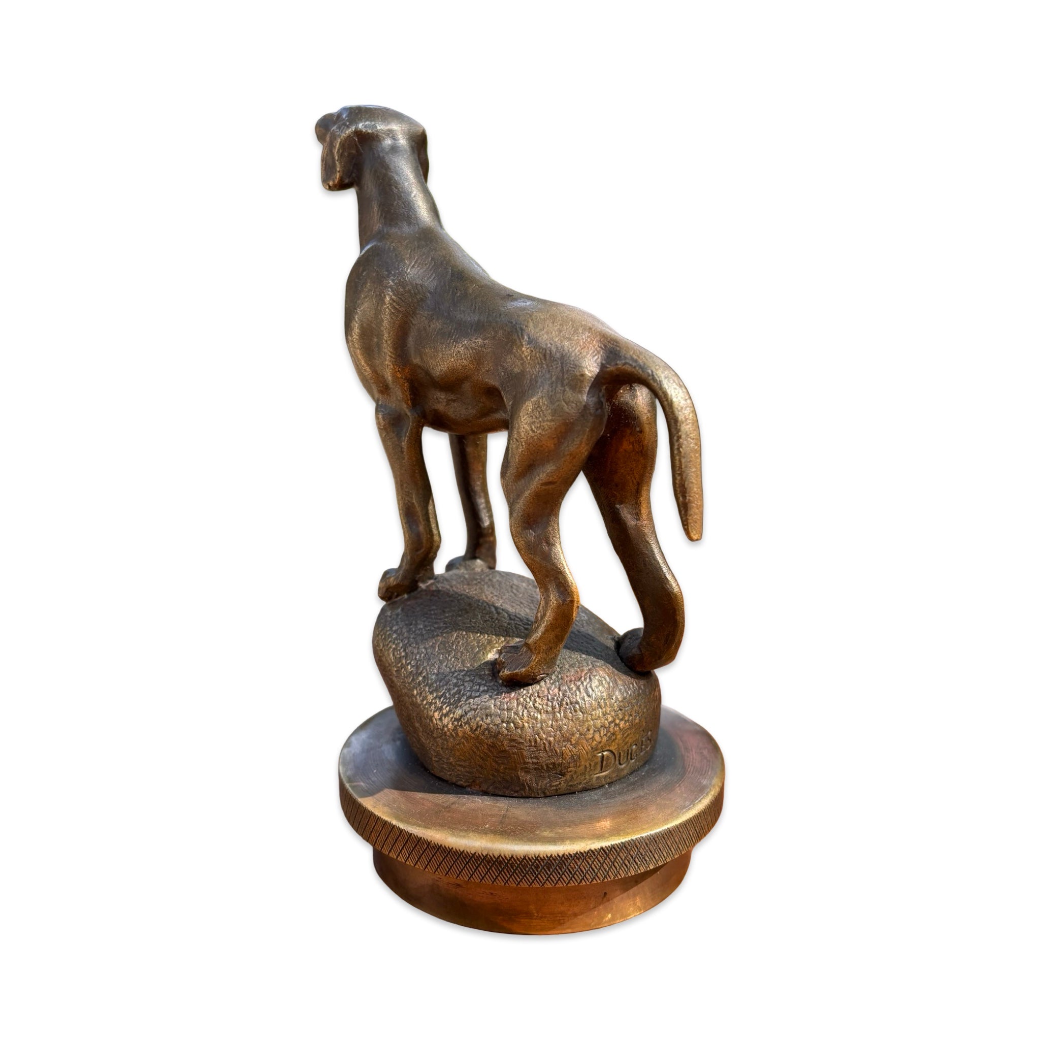 Pointer Dog Bronze Car Mascot / Hood Ornament. French, Circa. 1930