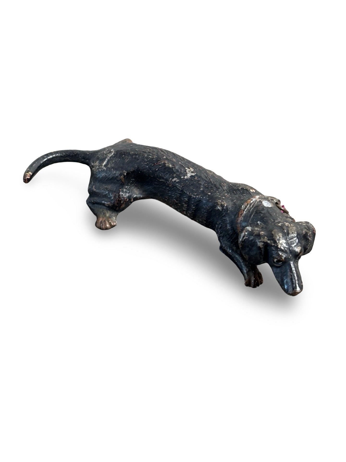 Vienna Bronze Model of a Dachshund Circa. 1900