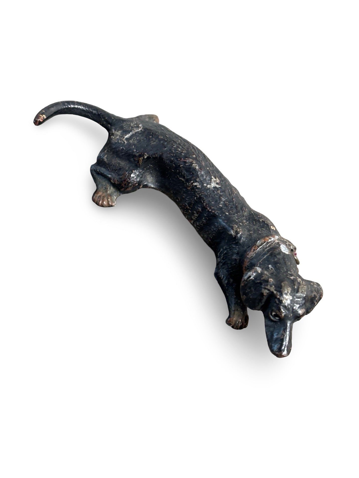 Vienna Bronze Model of a Dachshund Circa. 1900