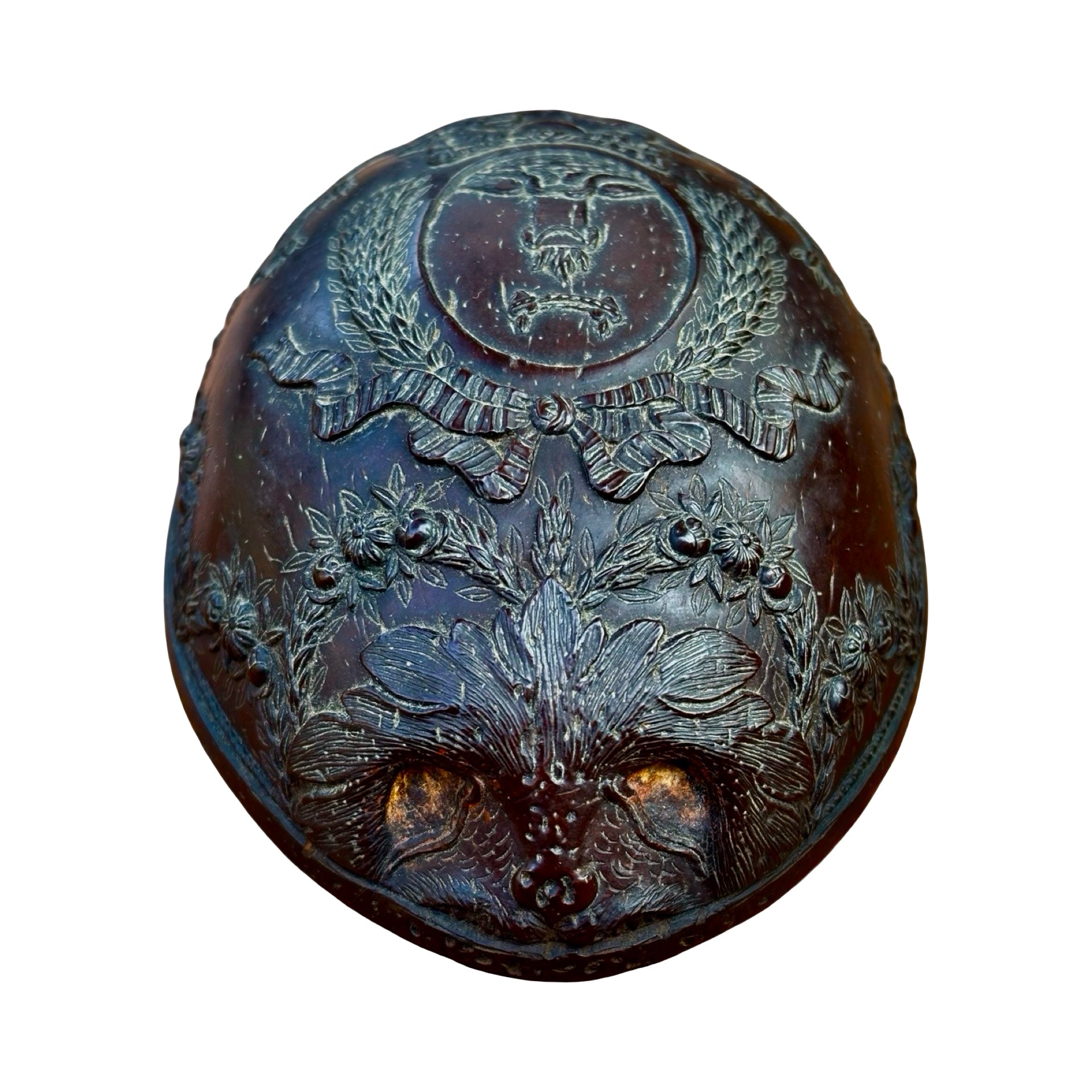 18th Century Sailor Carved Coconut Shell Bugbear