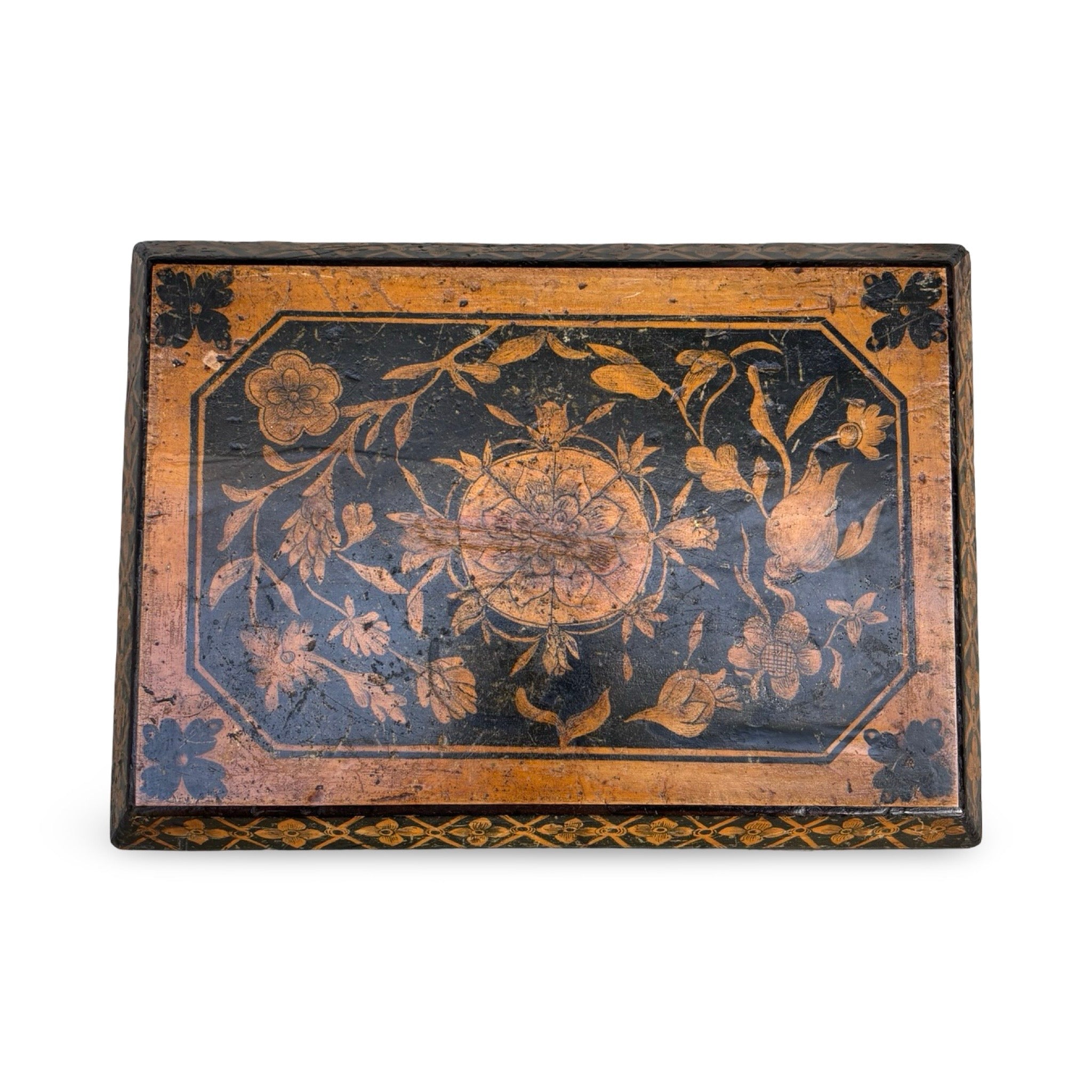 Regency Sycamore Penwork Box