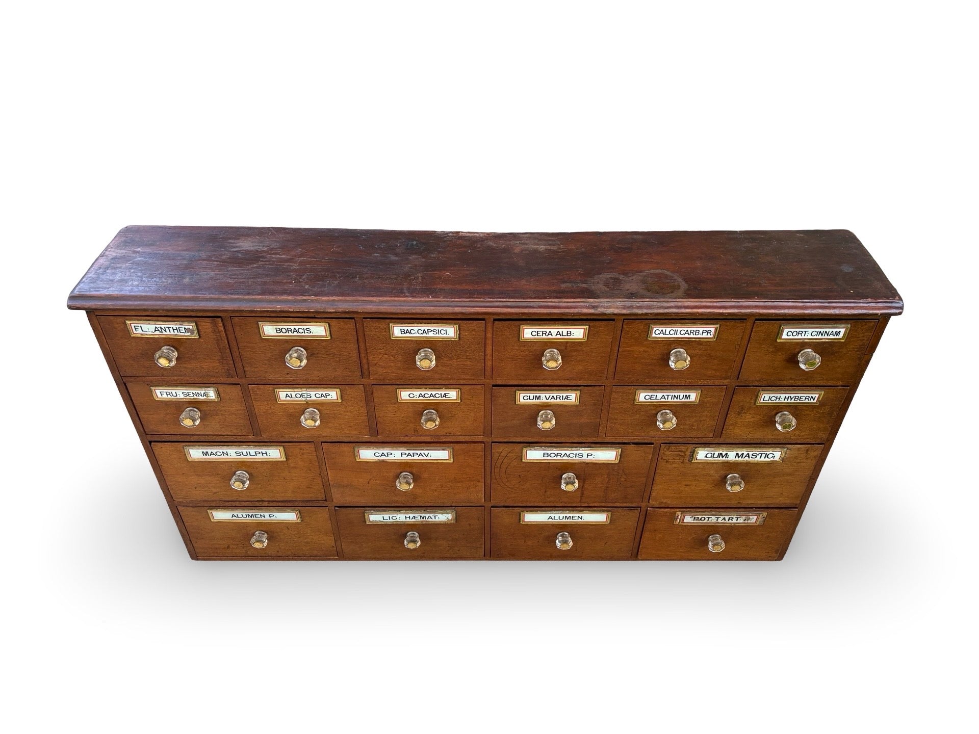 English 19th Century Apothecary Cabinet