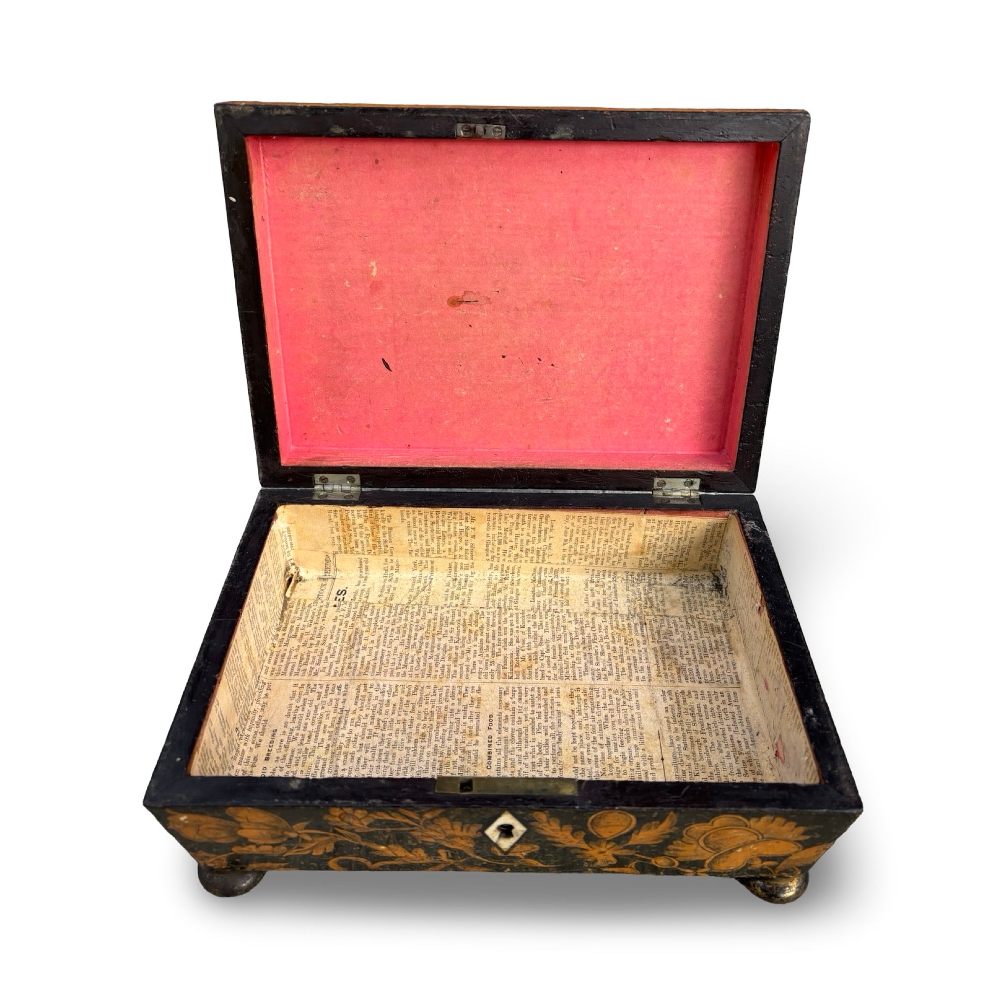 Regency Sycamore Penwork Box